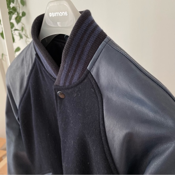 Gap Leather Wool Varsity Jacket - Picture 3 of 14